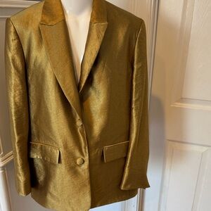 Gold Blazer Jacket